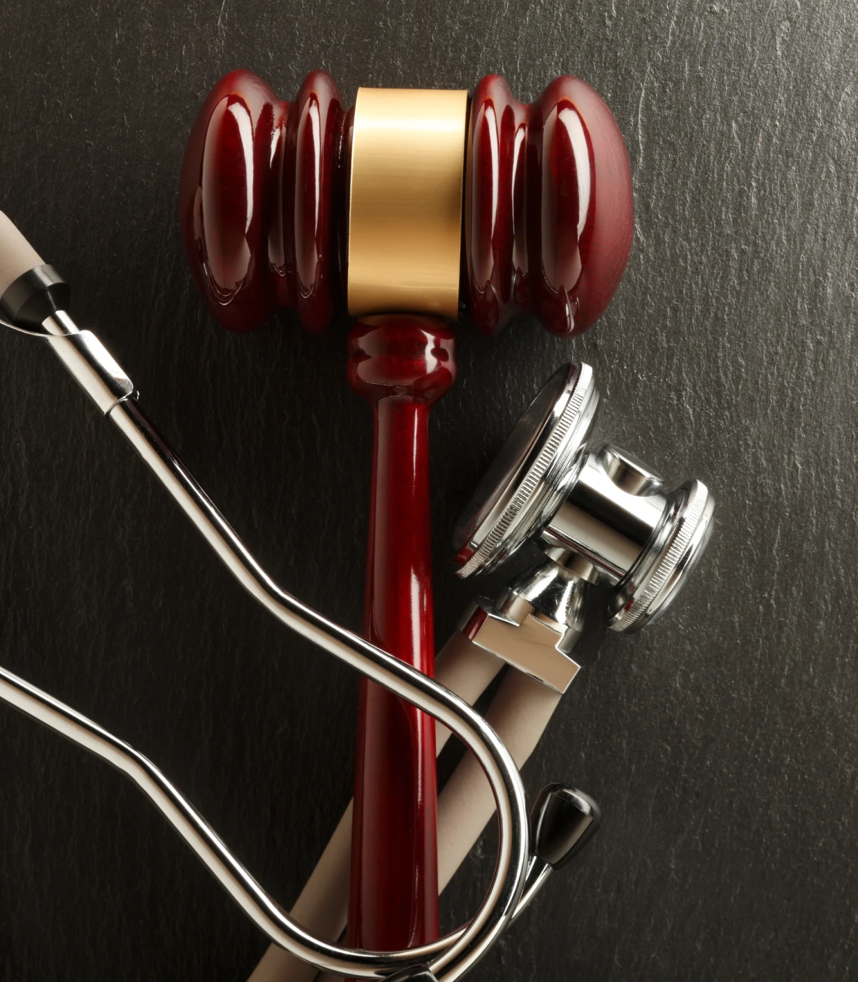 Law and healthcare concept image